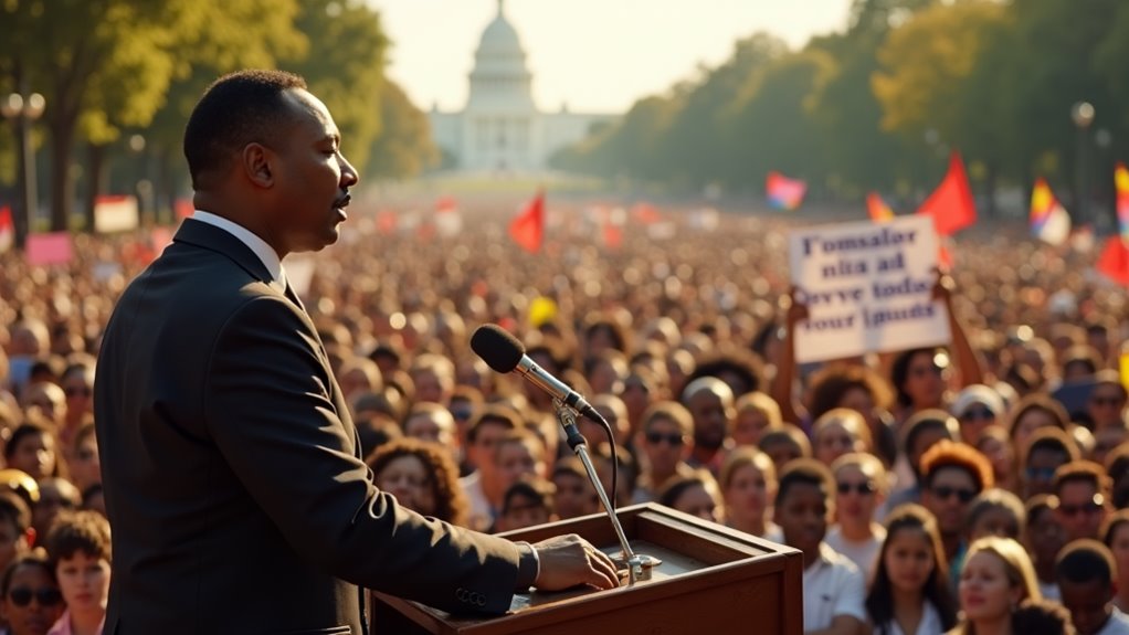 voting rights activism rally